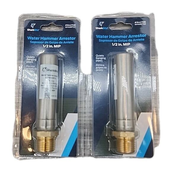 SharkBite Water Hammer Arrestor 1/2 in. MIP 2Pack [WALL 2] - Picture 1 of 9